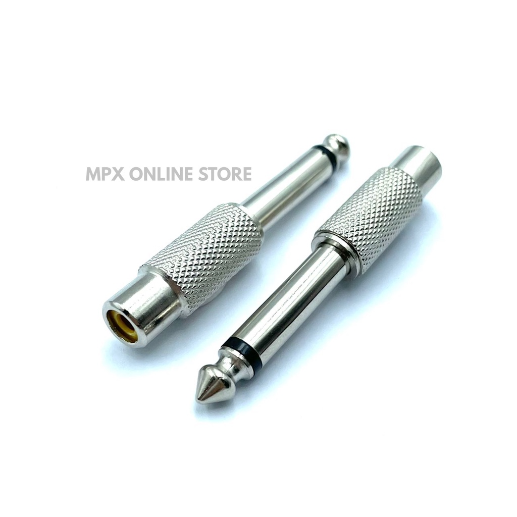 MA365/TC MONO PLUG/RCS SOCKET (METAL) 5 ชิ้น