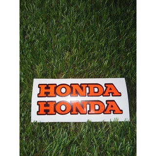 สติ๊กเกอร์ HONDA (สะท้อนแสงแบบตัด 11 x 1.8 cm.) 1 คู่