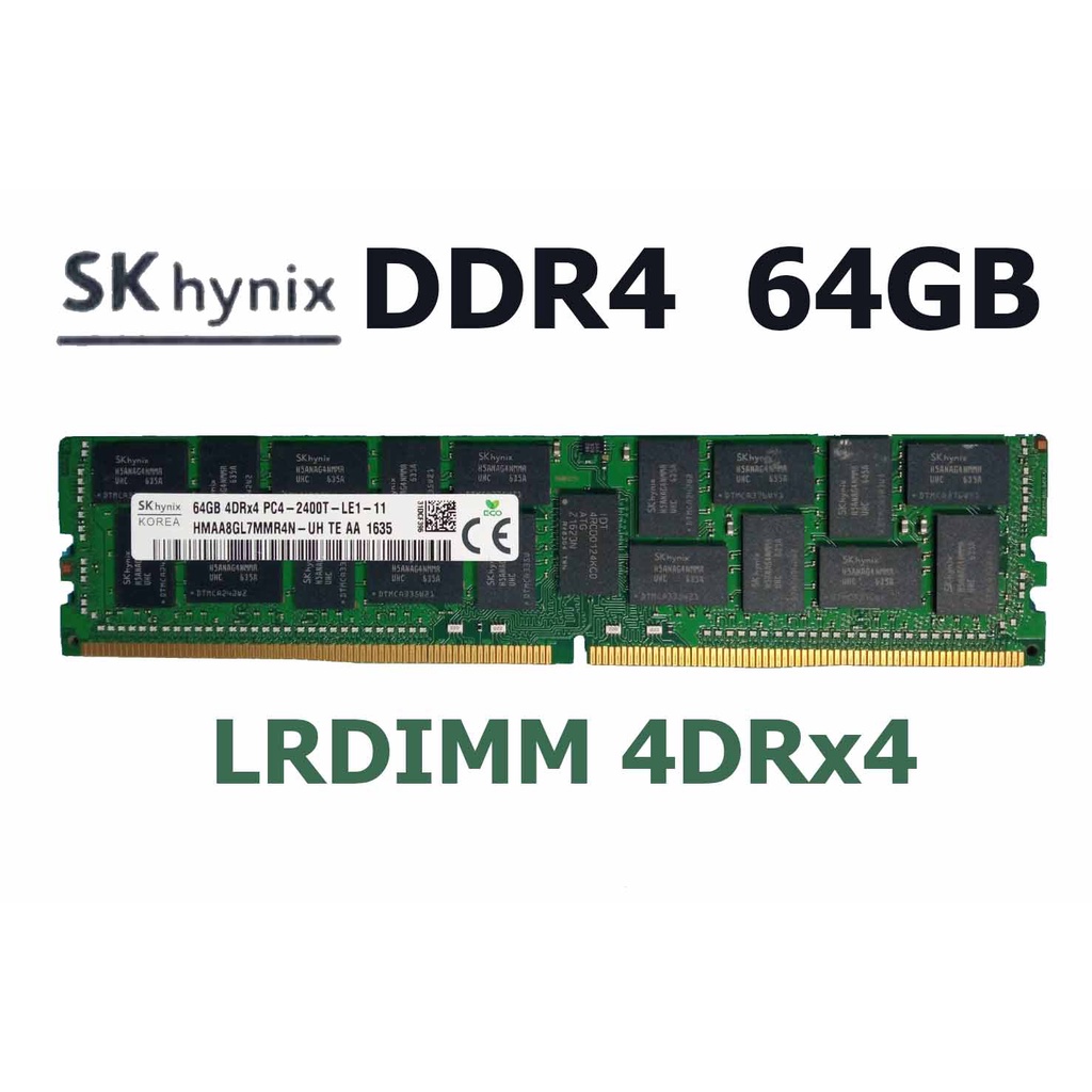 RAM LRDIMM DDR4 64GB ECC PC4-2400T 4DRx4 SK Hynix 32GB PC4-2133P 4Rx4 X99