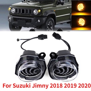 ไฟเลี้ยว LED สีเหลืองอําพัน สําหรับ Suzuki Jimny 2018 2019 2020