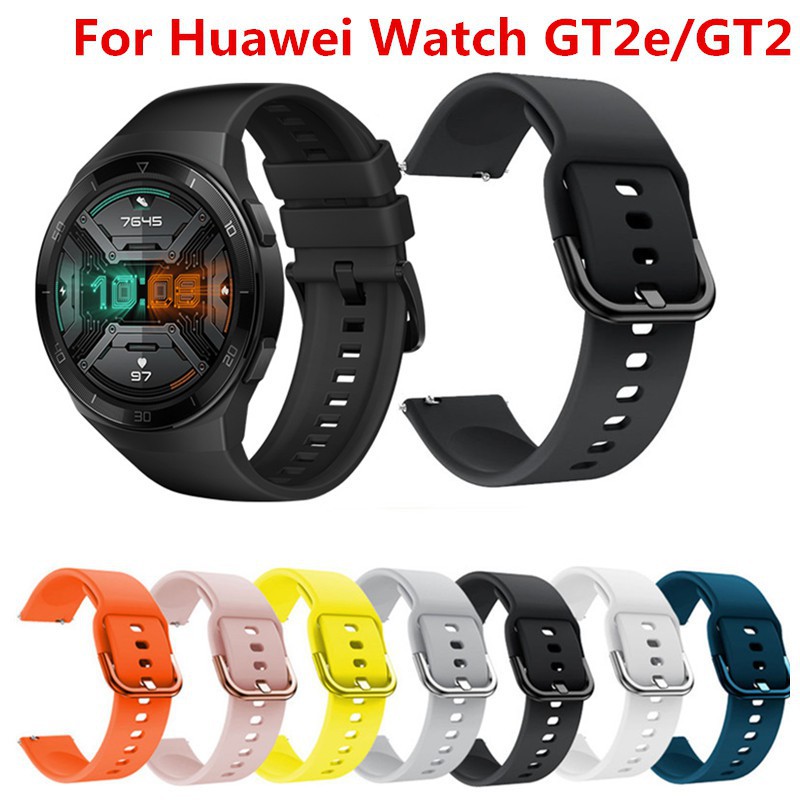 Huawei watch GT 2E GT2 GT 2 pro 46mm Replacement Buckle Bracelet Belt for Huawei Watch GT2E Silicone Wristband Smart Watch Strap