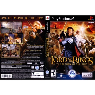 แผ่นเกมส์ PS2 The Lord of the Rings The Return of the King    คุณภาพ ส่งไว (DVD)