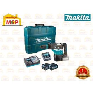 Makita สว่านโรตารี่ไร้สาย 40V HR005GM201 40mm แบต 4.0Ahx2+แท่นชาร์จ BL #NT