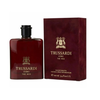 ของแท้!!! Trussardi Uomo The Red EDT for men 100ml Tester box ของใหม่ (พร้อมส่งค่ะ)