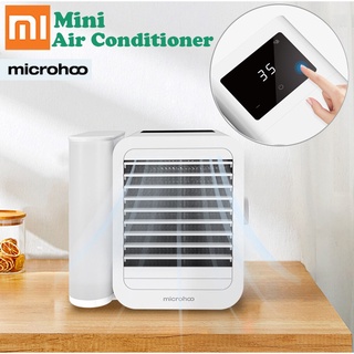 Xiaomi Microhoo 3 In 1 Air พัดลมตั้งโต๊ะ พัดลมไอเย็น Conditioner Water Cooling พัดลม พัดลมประหยัดพลังงาน Touch Screen Timing Artic Cooler Humidifier พัดลมตั้งโต๊ะ