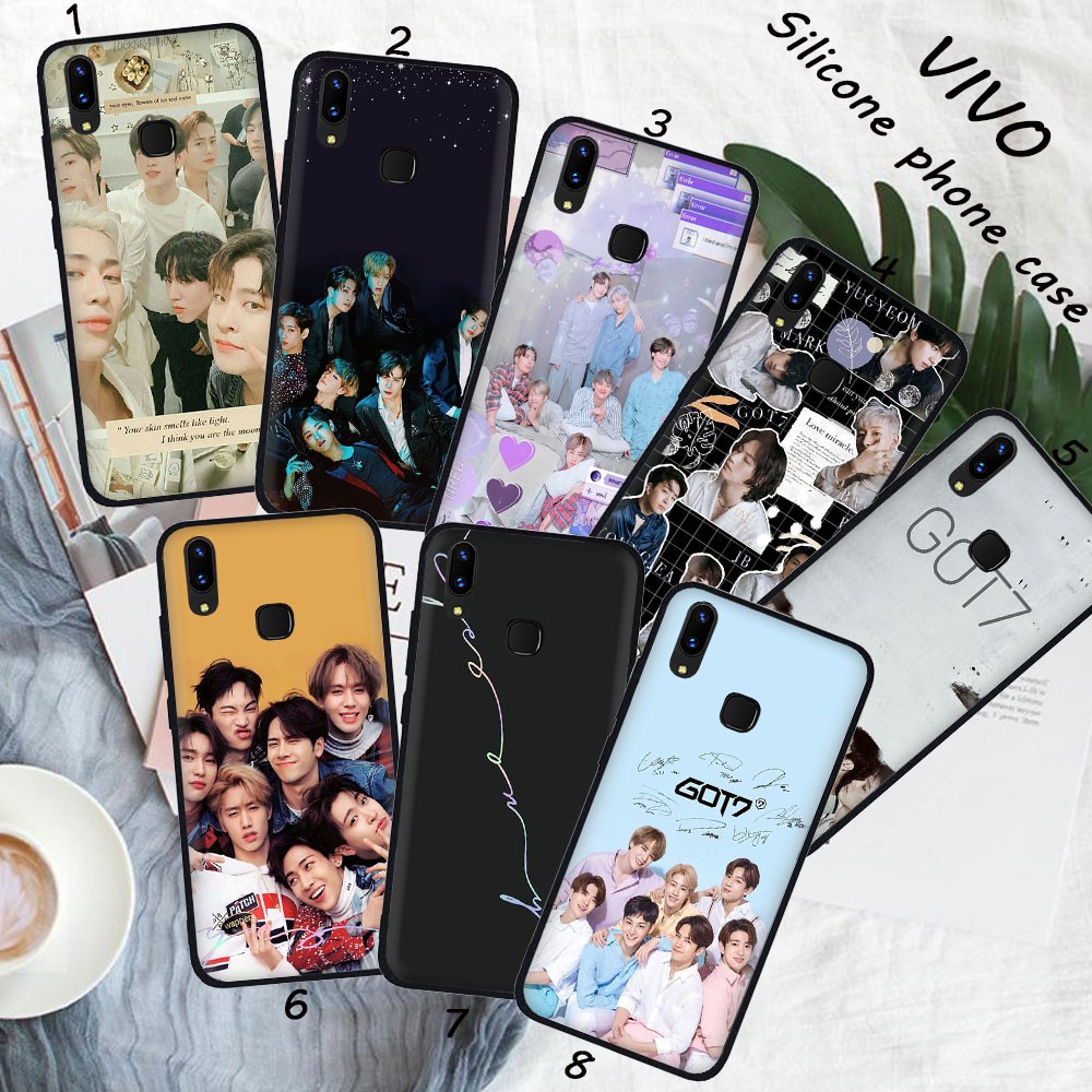 เคสโทรศัพท์มือถือซิลิโคนสําหรับ Vivo Y12 Y17 Y15 V15 Pro Y30 Y50 Y20 V20 Got7