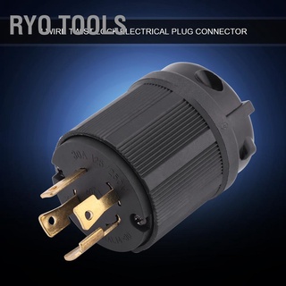 Ryo เครื่องมือ Nema L14-30P 30A 125V-250V 4 ปลั๊กเชื่อมต่อไฟฟ้า