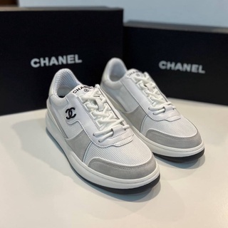 CHANEL SNEAKER รองเท้าผ้าใบ 2022 COLLECTION  แบบผูกเชือก