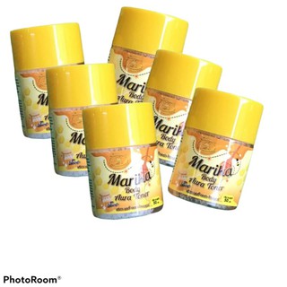 (6 ขวด) Marika body aura toner โทนเนอร์มริกา โทนเนอร์ลูกโสม 50 มล. เช็ดคอ รักแร้ ขาหนีบ