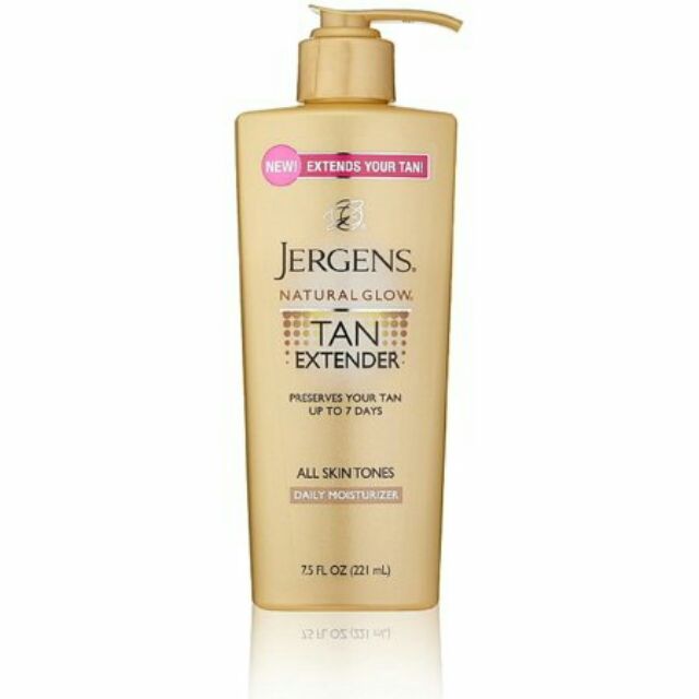 ใส่โค้ดลด 10% Jergens Natural Glow Tan Extender preserve you tan up to 7 Days All skin type โลชั่นบำรุงผิวแทน ล็อคสีผิว