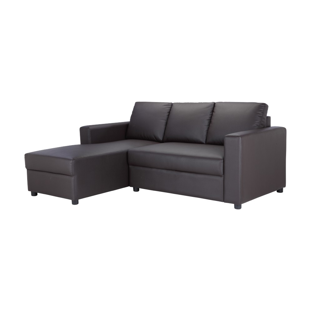 WINNER FURNITURE โซฟาหนังสังเคราะห์ L-Shape รุ่นจอร์จ สีน้ำตาลเข้ม(เลือกข้างL-Shapeได้) #5