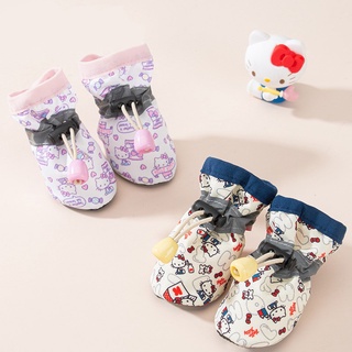 【พร้อมส่ง】รองเท้า พิมพ์ลายน่ารัก ระบายอากาศ เหมาะกับฤดูร้อน สําหรับสัตว์เลี้ยง สุนัข