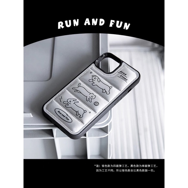 (Pre-order) เคส iPhone เคสนุ่มนิ่ม RUN&amp;FUN จากแบรนด์ Aug8store