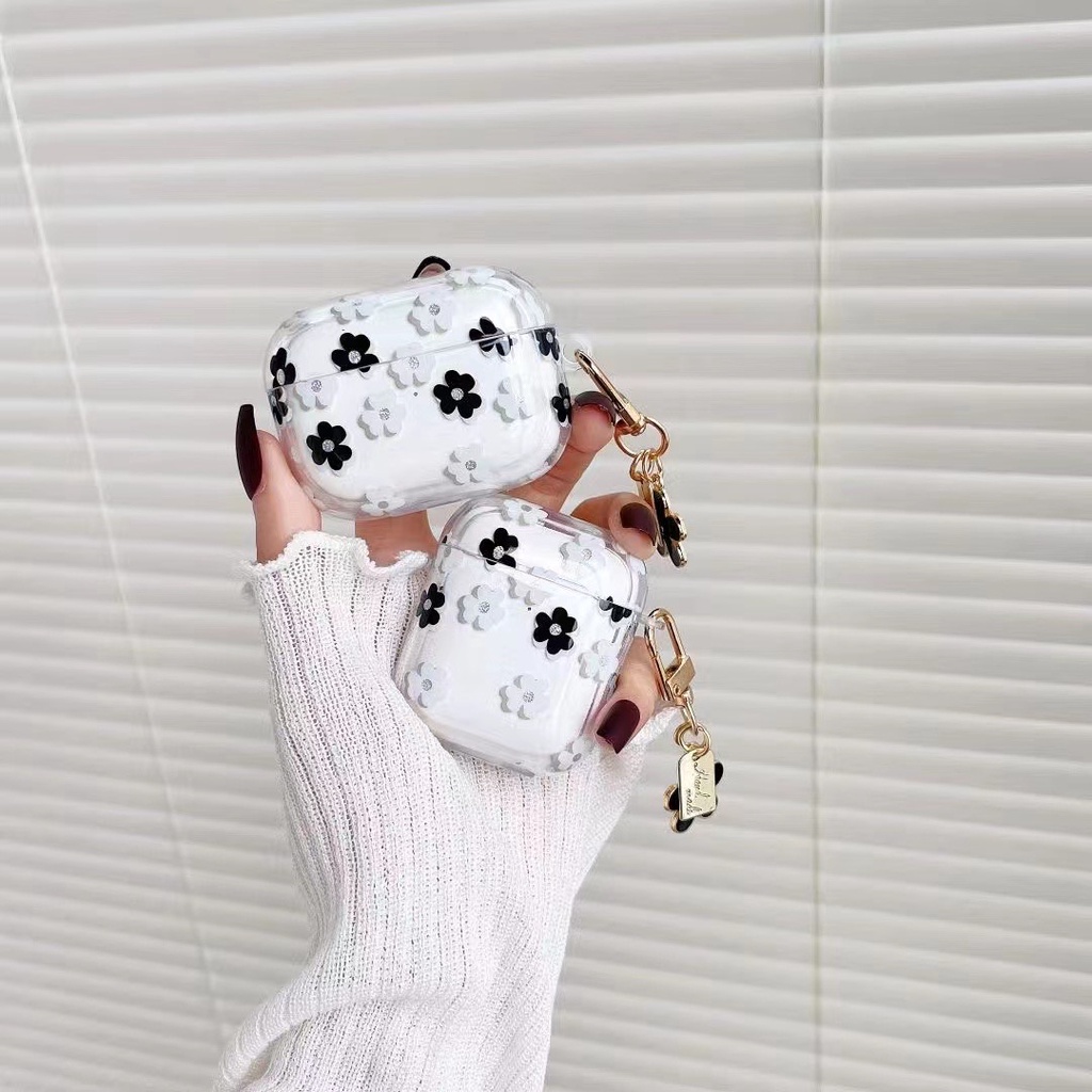 💕จัดส่งภายใน24ชั่วโม💕เคส Airpod 3 pro 1 2 การป้องกันการตก ดอกไม้ ซิลิโคนนิ่ม Soft Case Airpod gen3 2021 Airpod 1 2