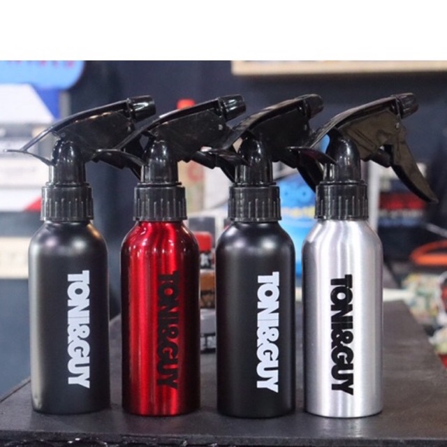 กระบอกฉีดน้ำ ฉีดแอลกอฮอล์ Toni&guy ขนาด200ml สแตนเลส หัวฉีดแรงปรับระดับได้ ขนาดกระชับมือ สำหรับร้านตัดผม