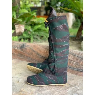 CS SHOES รองเท้านินจาพื้นยางแก้วยาวเชือกไขว้ รุ่น CS1006