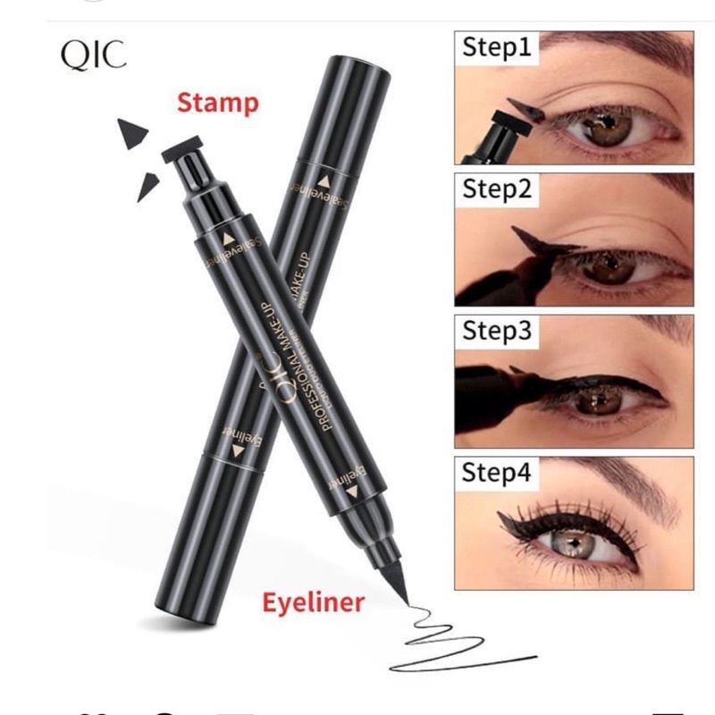 อายไลเนอร์2in1แบบมีหัวปั้มหางตา