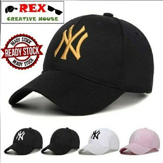 【พร้อมส่งจากมาเลเซีย】MLB Ny หมวกฮิปฮอป 5 สี สําหรับผู้ชาย ผู้หญิง 5 ชิ้น