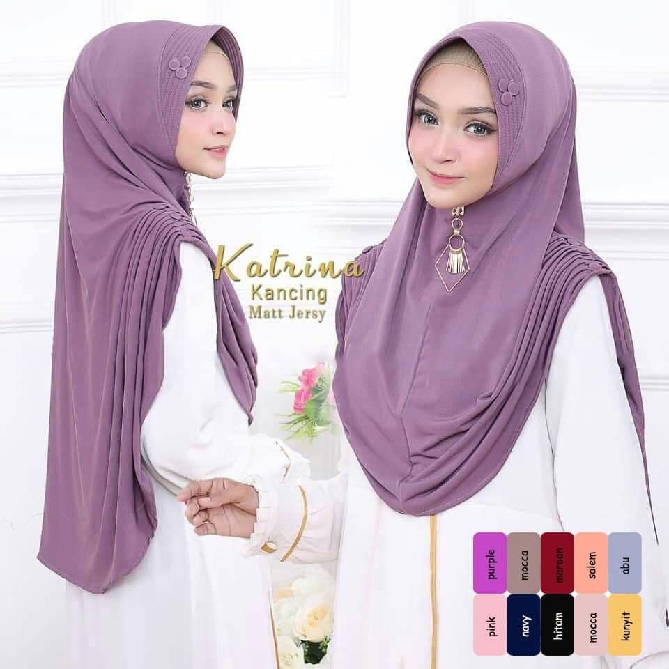 Unni Khimar Bergo Jersy khimar oneto / ฮิญาบรุ่นล่าสุด / แฟชั่นฮิญาบ / jilbabers