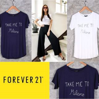 เสื้อยืดคอกลม Forever21