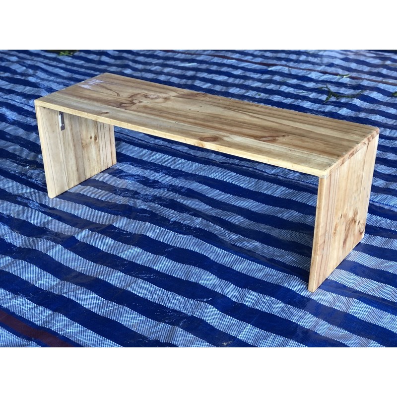 โต๊ะไม้สน ขนาด 30x90x30 ซม.