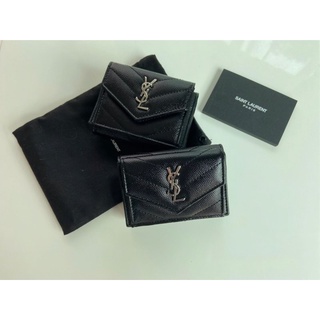 🦋สินค้าพร้อมส่ง🦋   New🍥Ysl wallet mini การ์ด กล่อง สวย เรียบ หรู ราคาดีมากก