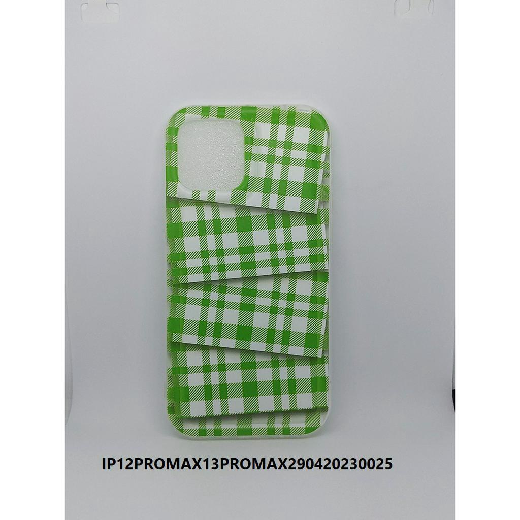 [จํากัดในร้านค้า] เคส IP 12 PRO MAX 13 PRO MAX สําหรับใช้ในทั่วไปพร้อมแถบสีน้ําเงินและสีขาว