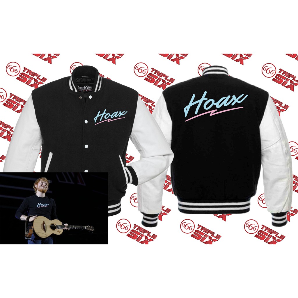 เสื้อแจ็คเก็ต Hoax Ed Sheeran Varsity