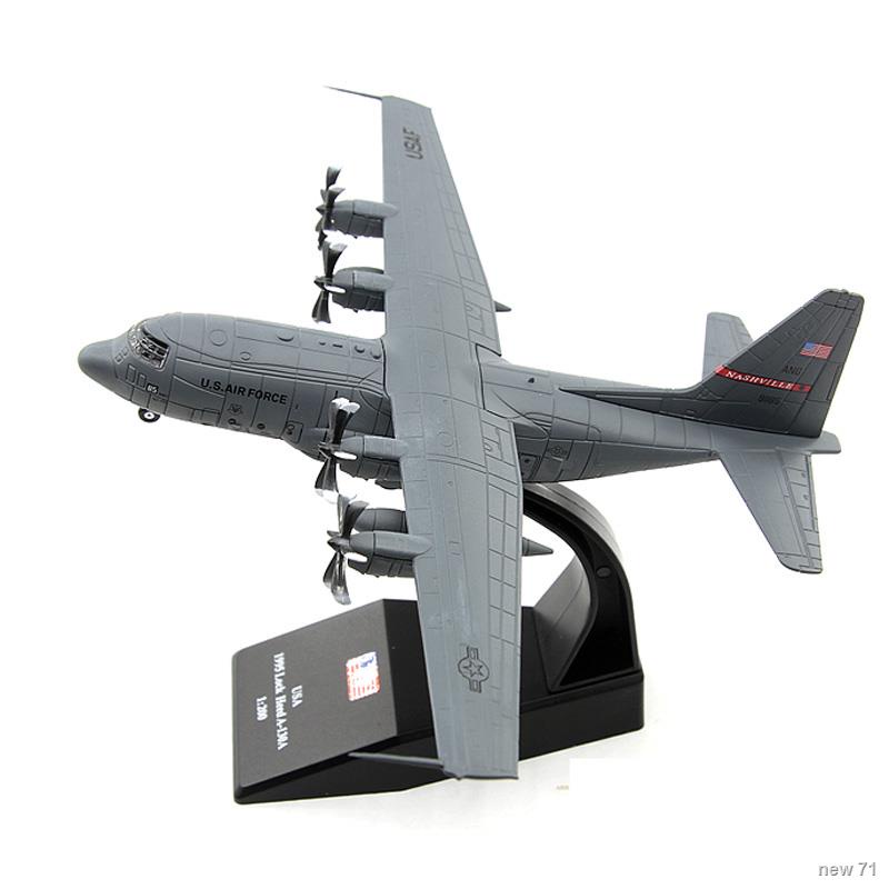 ของสะสม JASON TUTU 1200 Diecast Airplane Model American AC 130 Attack ...