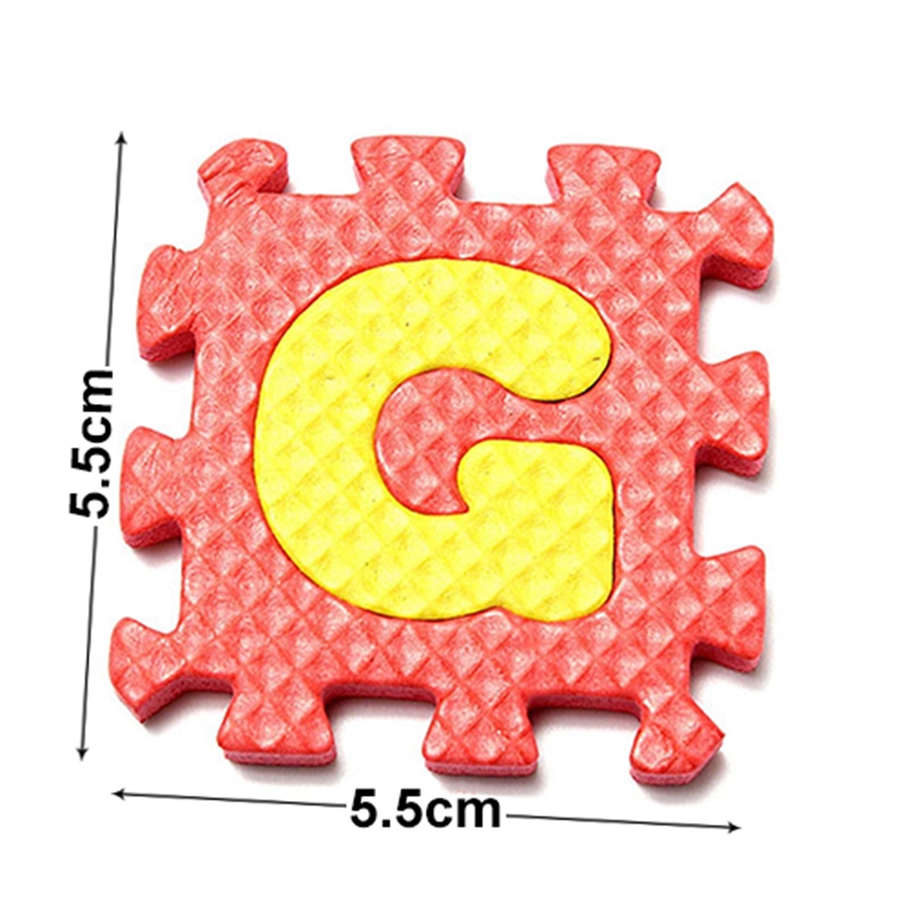 Twicebuy 36 ชิ้น / เซต เด็ก เด็ก แปลกใหม่ ตัวอักษร ตัวเลข EVA ปริศนา โฟม เสื่อการสอน ของเล่น - รูปที่ 4