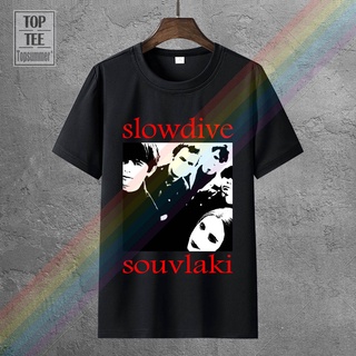 ย้อนยุคSlowdive Souvlaki แผ่น Cd ไวนิล ผ้าฝ้าย 100% ลาย My Bloody Valentine Teenage Fanclub Ride LHZYS-5XL