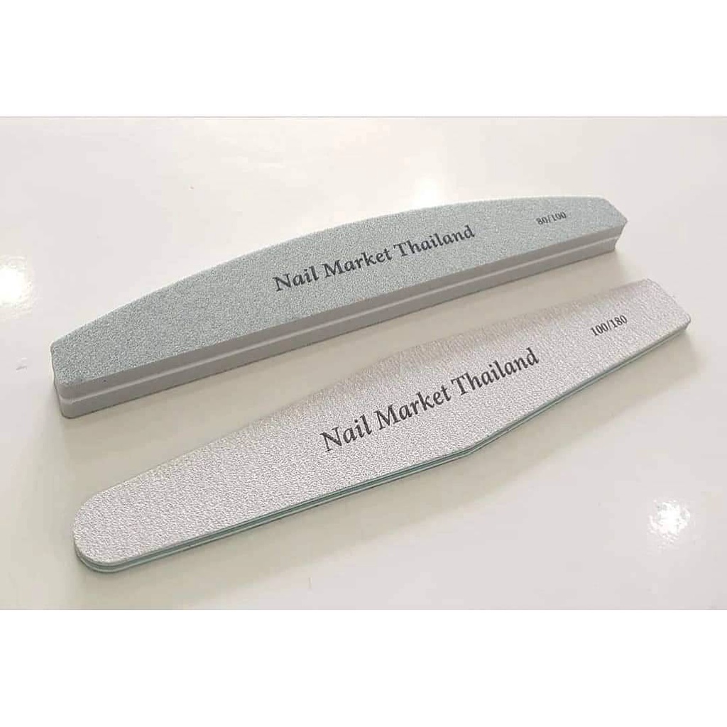 เซ็ตคู่ตะไบ+บัฟฟองน้ำ🇰🇷 Nail Market เกรดพรีเมี่ยม ผลิตและนำเข้าจากเกาหลี🇰🇷