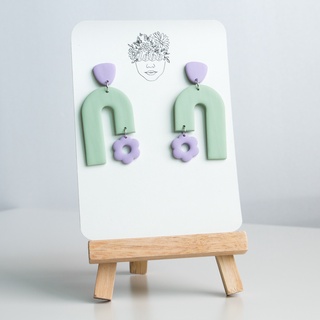 ต่างหู/ ต่างหูดอกไม้/ ต่างหูดอกเดซี่/ ต่างหูแฮนด์เมด/ Earrings/ Handmade Earrings/ Polymer Earrings/ Statement Earrings