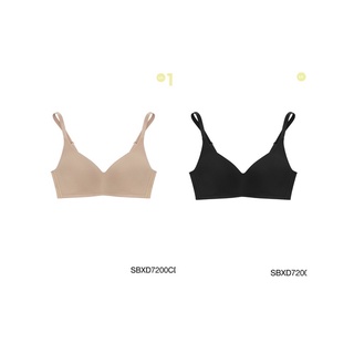 Sabina ซาบีน่า รหัส SBXD7200 เสื้อชั้นใน Invisible Wire (ไม่มีโครง) รุ่น Perfect Bra สีเนื้อเข้ม