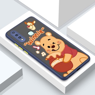 เคสโทรศัพท์มือถือ ลายการ์ตูนหมีพูห์น่ารัก สําหรับ VIVO Y53 Y19 Y12S Y17 Y15 Y12 Y66 Y67 Y65 Y3 Y20 Y50 Y30 Y30i Y20S Y20I Y91 Y95 Y93 2020 G 2021 For Soft Case Phone Casing Camera Lens Protector Full Cover simple Silicone Cases mobile covers