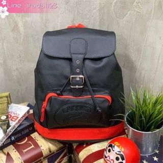 Lacoste Peacoat Henna Women S Classic Large Logo Backpack ของแท้ ราคาถูก