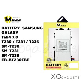 Mezz แบตเตอร์รี่ SAMSUNG GALAXY Tab4 7.0  T230 / T231 / T235 SM-T230 SM-T231 SM-T235 EB-BT230FBE  มี มอก. รับประกัน1ปี