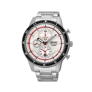 ﻿Seiko นาฬิกา Men Stainless Strap Chronograph SNDF35P1 - silver