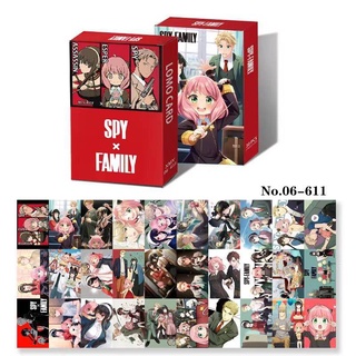 โปสการ์ด พิมพ์ลายการ์ตูนอนิเมะ SPYxFAMILY Lomo Cards Loid Forger Anya Forger Yor Forger 3 แบบ สําหรับแฟนคลับ 2022