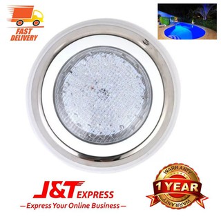 LED Swimming Pool light 30cm Blue light 12V/24W ไฟสระว่ายน้ำ สีฟ้า ขนาด30เซนติเมตร