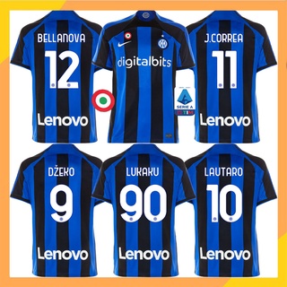 เสื้อกีฬาแขนสั้น ลายทีมชาติฟุตบอล Inter Milan 2022 2023