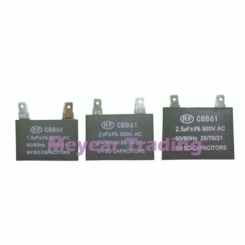 (1.2uf, 1.8uf, 1.5uf, 2.0uf, 2.5uf, 3.0uf, 3,5uf) 500V AC 4 Pin Motor Start Run Capacitor สําหรับเคร