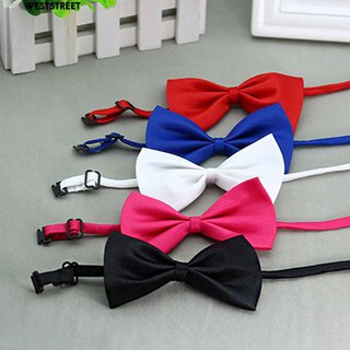 COD✅แมวสีชมพูที่สามารถปรับได้ Bowtie สุนัขสัตว์เลี้ยงคอ Bowknot เนคไท Bow Tie