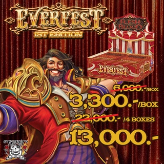 Everfest x24 Boosters First Edition - Flesh and Blood TCG ชุดที่ 6 EVR-A การ์ดเกมส์ FaB TCG