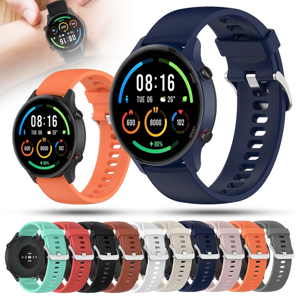 2 In 1 เคสกระจกนิรภัยกันรอยสําหรับ Xiaomi Mi Watch Miwatch ราคา ถูกที่สุด ดีลบีเคเค แกลเลอรีภาพที่ 2