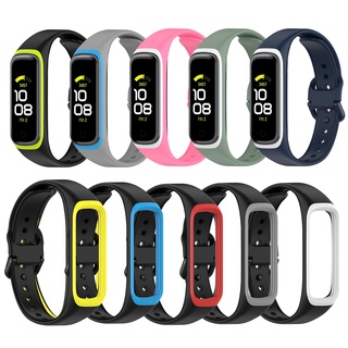 สายนาฬิกาข้อมือ ซิลิโคนนิ่ม สําหรับ Samsung Galaxy Fit2 SM-R220