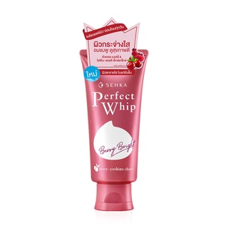 Senka Perfect Whip Berry Bright 100 g. โฟมล้างหน้า มอบสัมผัสใหม่ด้วยเนื้อวิป