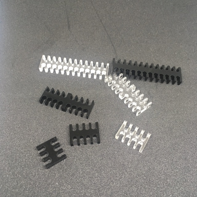 หวีจัดสายไฟ สำหรับสายถัก สายแต่ง extension cable comb line