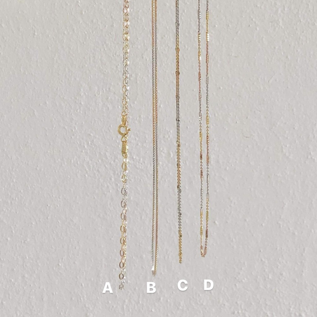 winterwinter silver925 jewelry : เครื่องประดับเงินแท้ สร้อยเงินแท้สไตล์เกาหลี ( 16" )