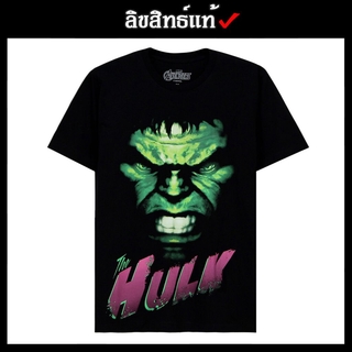 ✅ ลิขสิทธิ์แท้ ✅ เสื้อยืด เสื้อสีดำ เสื้อเดอะฮัค ลาย The Hulk เสื้อยืดลายการ์ตูน เสื้อฮีโร่ มาเวล Marvel รุ่น 625